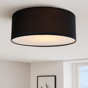 Tyg plafond svart, Mendy