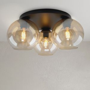 Design taklampa bärnstensfärgad, Emerson