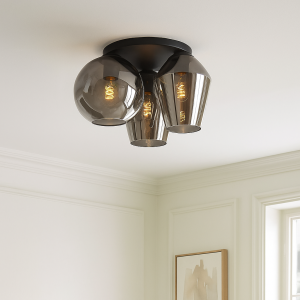 Design taklampa grå, Lazaro