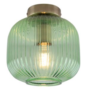 Glas taklampa guld, Charlois