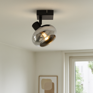 Design spotlight tak svart, Skip