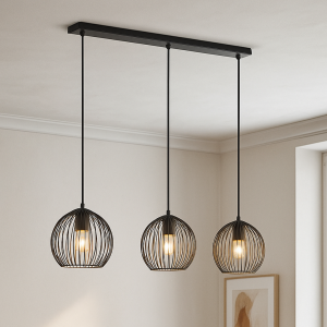 Industri fönsterlampa svart, Wiro