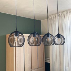 Industri fönsterlampa svart, Wiro