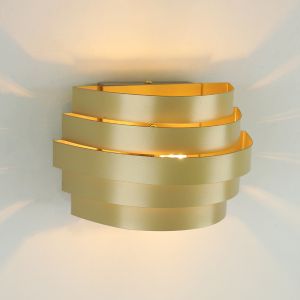 Modern up down vägglampa guld, Sonay