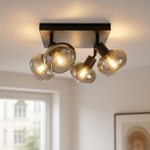 Design spotlight tak svart, Skip