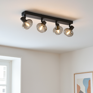 Design spotlight tak grå, Skip