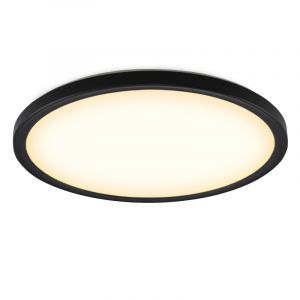 Plast plafond svart, Shona, 22W, 3000K LED, 3 stegs dimmer