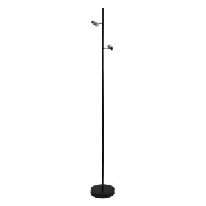 Aluminium golvlampa utan skärm svart, Rika