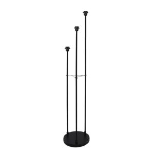 Aluminium golvlampa utan skärm svart, Rika
