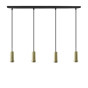 Aluminium fönsterlampa utan skärm guld, Rika