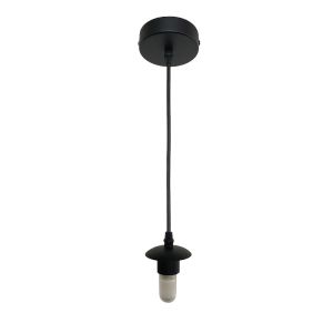 Metall fönsterlampa utan skärm svart, Aafje, IP44