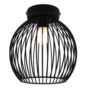 Industri taklampa badrum svart, Wiro, IP44