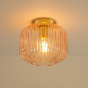 Retro taklampa rosa, Charlois