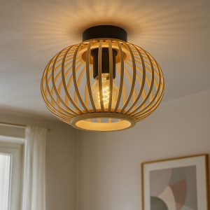 Bambu plafond brun, Lieve