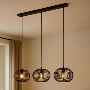 Industri fönsterlampa svart, Lieve