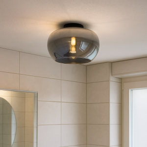Design taklampa badrum grå, Vidro, IP44