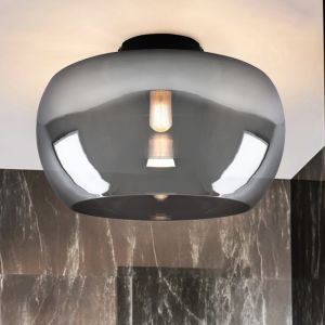 Design taklampa badrum grå, Vidro, IP44