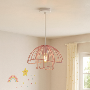 Modern fönsterlampa rosa, Jolien