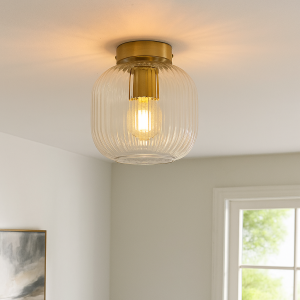 Design taklampa transparent, Charlois