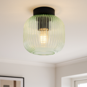Design taklampa grön, Charlois