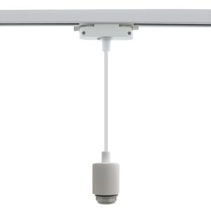 Plast 1 fas spotlight skena vit,