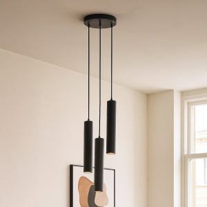 Modern fönsterlampa svart, Nadi