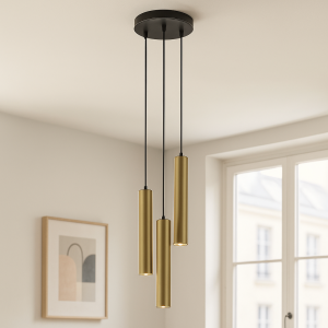 Modern fönsterlampa mässing, Nadi