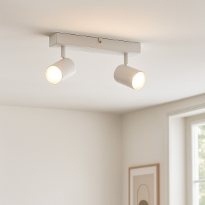 Modern spotlight tak vit, Elena