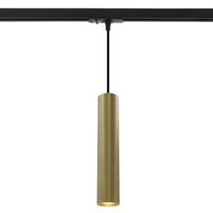Modern 1 fas spotlight skena mässing, Nadi