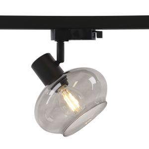 Design 1 fas spotlight skena grå, Skip