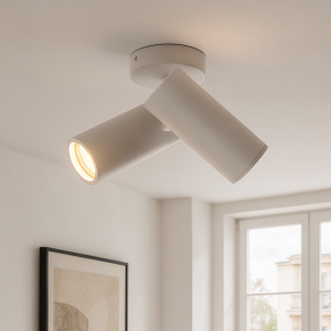 Modern spotlight tak vit, Nadi