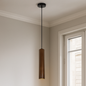 Modern fönsterlampa trä, Nadi