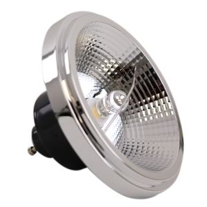 Dimbar Olucia GU10 (AR111) LED lampa Clint, svart, 6W, dim to warm