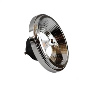 GU10 LED lampa, AR111, 12 Watt, 2700K, Dimbar, svart baksida