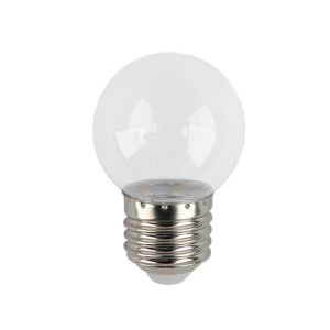Varmvit transparent LED-lampa - 1 Watt