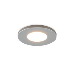 Krom infälld spotlight uterum Dico, IP65, dimbar