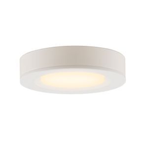 Runda köksskåpslampa, vit