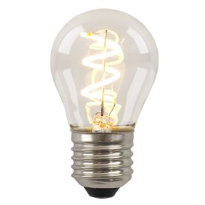 Dimbar Olucia E27 filamentlampa Tuelo, P45, 4W, 2700K