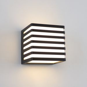 Modern utelampa svart, Lenny, 9W, 3000K LED, IP54
