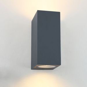 Modern utelampa antracit, Corella, IP44