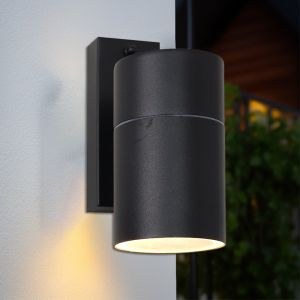 Modern utelampa svart, Pedro, IP44