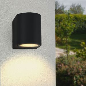 Modern utelampa svart, Corina, IP44