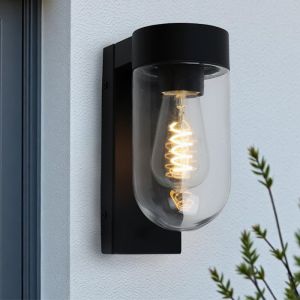 Aluminium utelampa svart, Bella, IP44