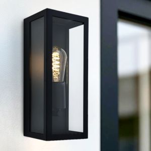 Modern utelampa svart, Senne, IP44