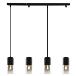 Modern fönsterlampa svart, Huy