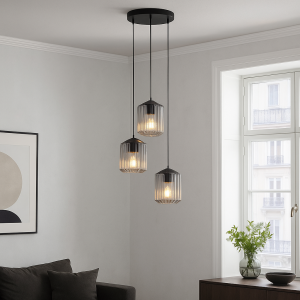Retro fönsterlampa transparent, Jisca