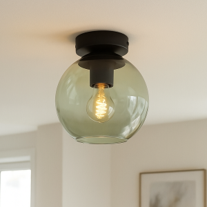 Design taklampa grön, Giada