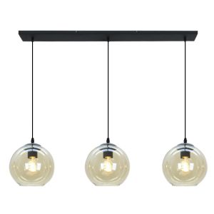 Design fönsterlampa bärnstensfärgad, Giada