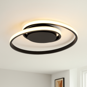 Modern taklampa svart, Levy