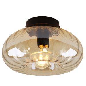 Retro taklampa bärnstensfärgad, Diane